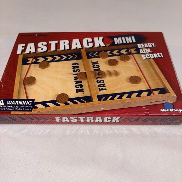 Blue Orange 00482 - Fastrack Mini - All Wooden Game 2016 - Sealed Mint NEW - Picture 3 of 7